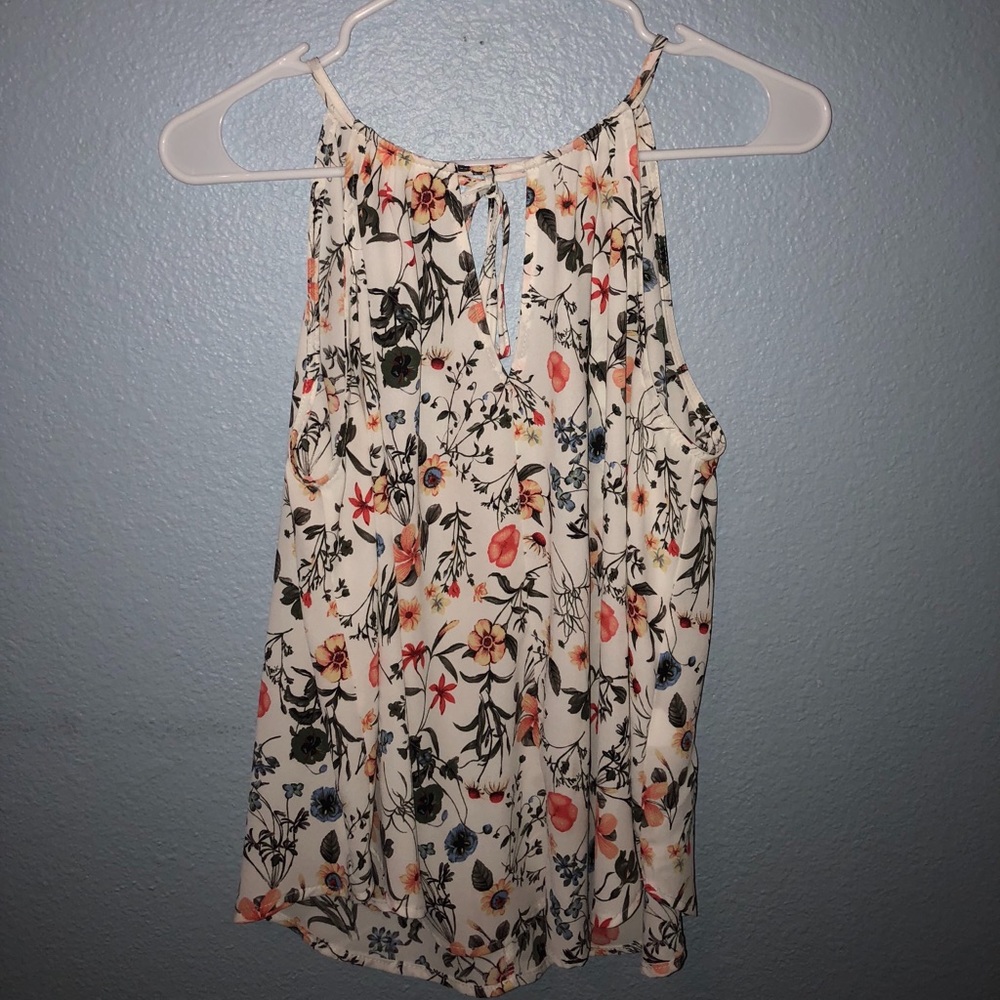 Floral tank top